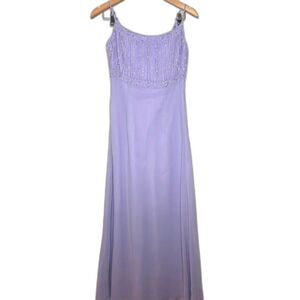 Lenovia Dress Women's Size Small Lavender Beaded Formal y2k Fairy Princess HOCO